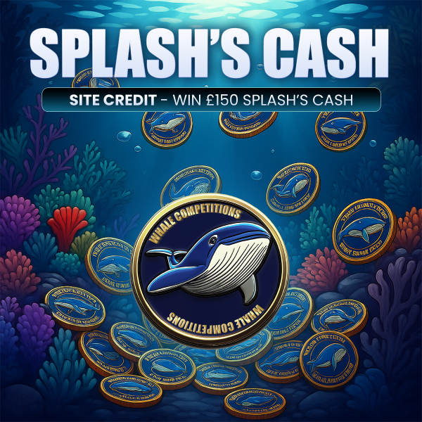 Win £150 Splash Cash Site Credit!  There will only be 1 winner!