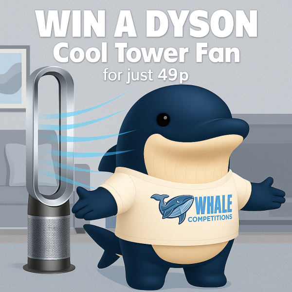 WIN - DYSON Cool Tower Fan - CAN'T STAND THE HEAT! - WIN THIS FOR JUST 49p A TICKET!