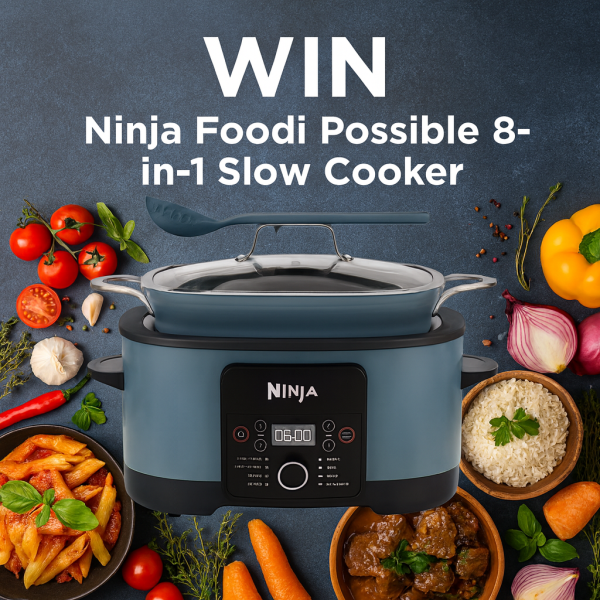 🔥 WIN a Ninja Foodi Possible 8-in-1 Slow Cooker for just 99p a ticket! 🔥