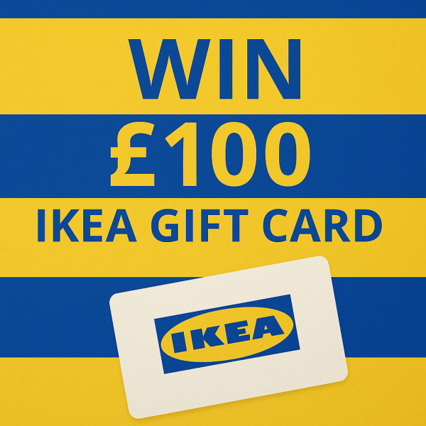 Win a £100 IKEA Gift Card for Just 99p! Only 125 tickets available! Amazing Odds!