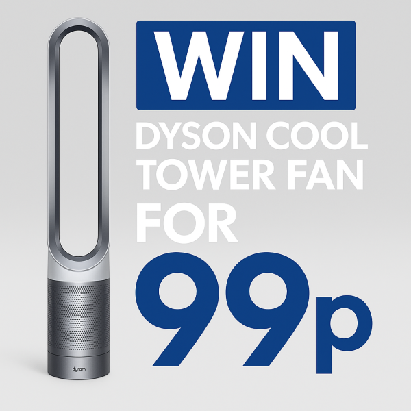 Win a Dyson Cool Tower Fan for Just 99p! Only 300 tickets available!