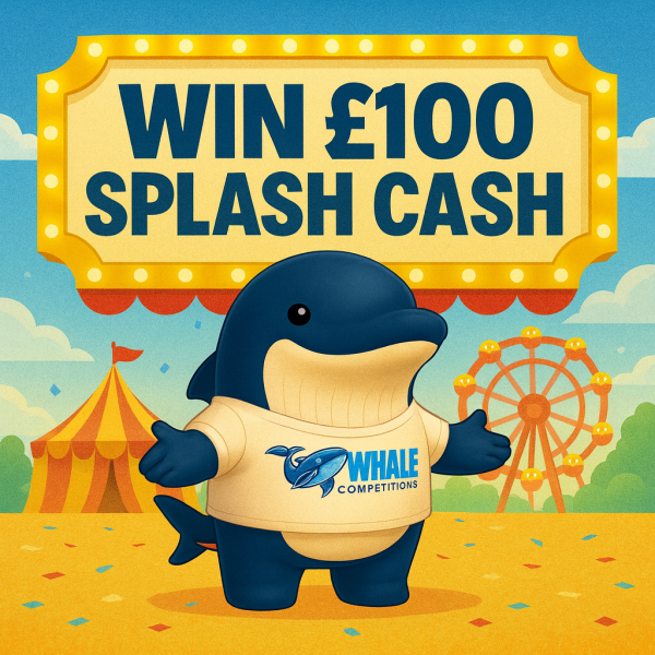 💦 WIN £100 SPLASH CASH! 💦 100 tickets available! Amazing Odds!