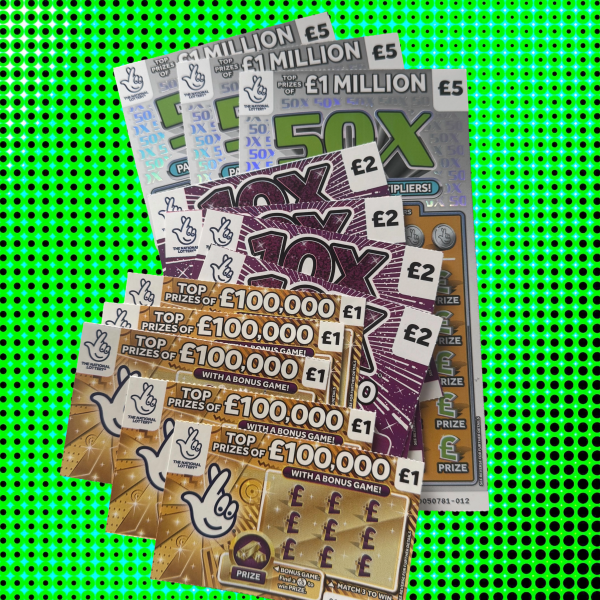 FREE TO PLAY - WIN £28 WORTH OF SCRATCHCARDS! - 5 x FREE TICKETS PER PLAYER