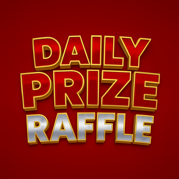 FREE DAILY PRIZE RAFFLE - SATURDAY AUTO DRAW