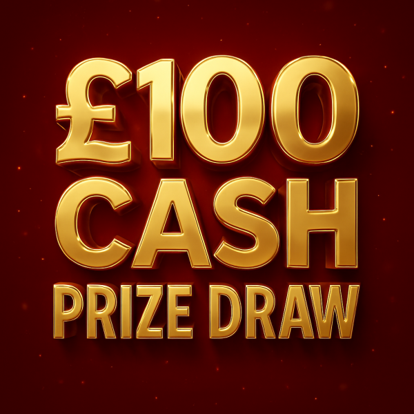 NOVEMBER FREE PLAY £100 CASH PRIZE DRAW
